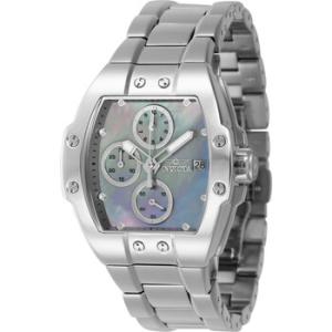S1 Rally Chronograph Quartz Platinum Dial Watch