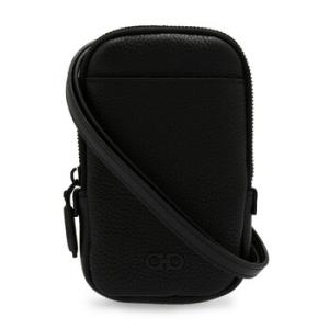 Salvatore Ferragamo Gancini Leather Pouch With Strap