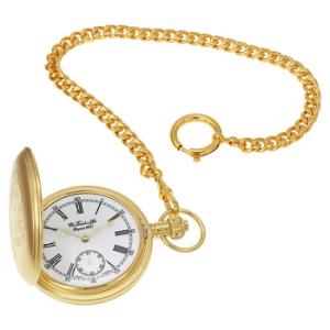 Savonnette Mechanical Golden Brass Pocket Watch T83445113