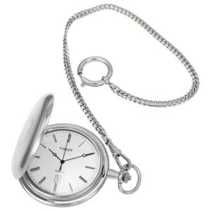 Savonnette Palladium Plated Brass Pocket Watch T83650813