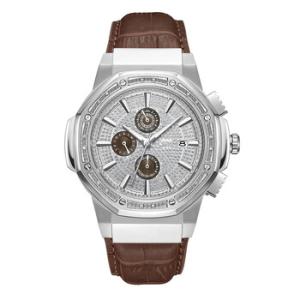 Saxon Quartz Silver Dial Watch JB6101LQ