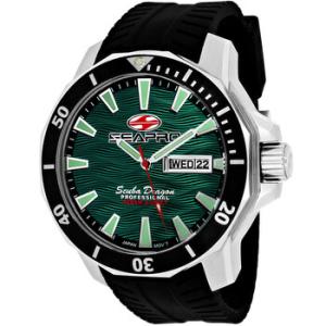 Scuba Dragon Diver Limited Edition 1000 Meters Quartz Green Dial Watch SP8318