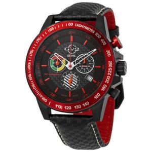 Scuderia Chronograph Tachymeter Black Dial Watch