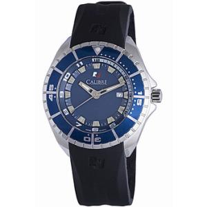 Sea Knight Blue Dial Black Rubber Strap Watch SC4S2040013