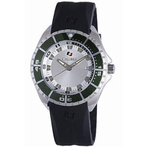 Sea Knight Silver Dial Black Rubber Strap Watch SC4S2040016