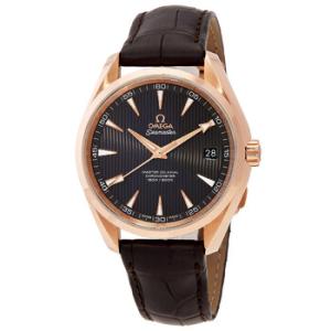 Seamaster Aqua Terra Teak Grey Dial 18K Rose Gold Automatic Watch 231.53.42.21.06.002