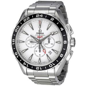 Seamaster Aqua Terra White Dial Automatic GMT Stainless Steel Watch 231.10.44.52.04.001
