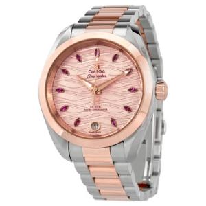 Seamaster Automatic Chronometer Diamond Pink Dial Watch 220.20.34.20.60.001