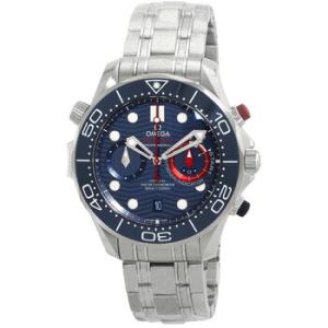 Seamaster Chronograph Automatic Chronometer Blue Dial Watch 210.30.44.51.03.002