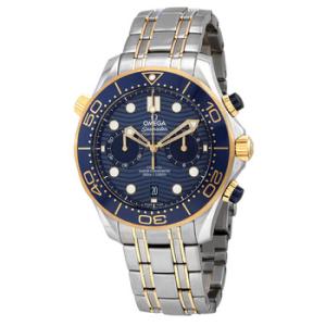 Seamaster Diver 300m CoAxial Master Chronograph Automatic Chronometer Blue Dial Watch 210.20.44.51.03.001