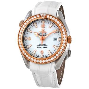 Seamaster Planet Ocean Steel and 18kt Rose Gold 42 mm Diamond Watch 222.28.42.20.04.001