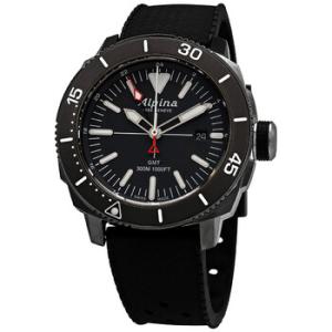 Seastrong Diver 300 Meters GMT Black Dial Watch AL247LGG4TV6
