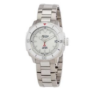 Seastrong Diver Comtesse Quartz White Mother of Pearl Dial Watch AL240MPW2VC6B