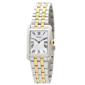 Seiko Essentials Quartz Silver Dial Watch SWR087