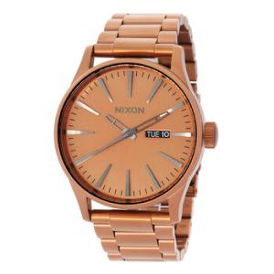 Sentry SS Quartz Copper Dial Watch A356316500