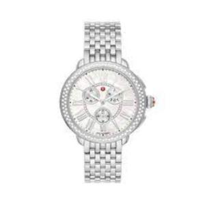 Serein Chronograph Quartz Diamond Silver Dial Watch MWW21A000068