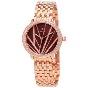 Serein Mid City Lights Rose GoldTone Diamond Watch MWW21B000113