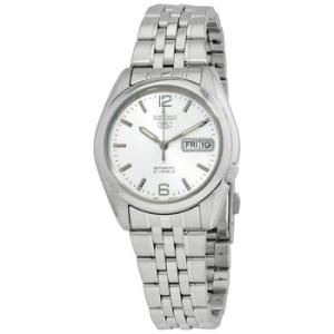 Series 5 Automatic White Dial Watch SNK385K1
