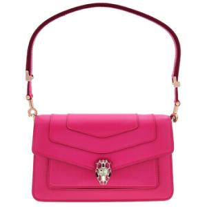 Serpenti Forever EastWest Leather Shoulder Bag
