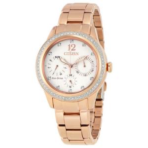 Silhouette Crystal White Dial Watch FD201350A