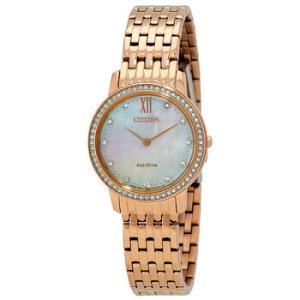Silhouette Crystal White Mother of Pearl Dial Watch EX148350D