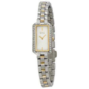 Silhouette EcoDrive White Dial TwoTone Stainless Steel Watch EG278458A