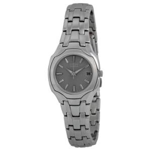 Silhouette Eco Drive Stainless Steel Watch EW125054A