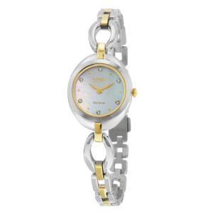 Silhouette White Mother of Pearl Dial Watch EX143455D