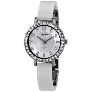 Silver Dial White Ceramic Watch AK758SSW