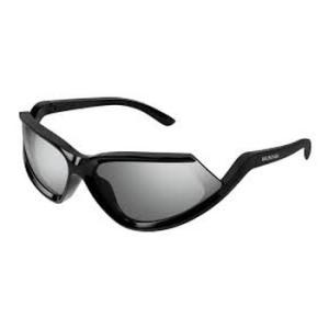 Silver Mirror Irregular Sunglasses BB0289S 001