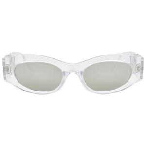 Silver Mirror Oval Sunglasses VE4480U 14830