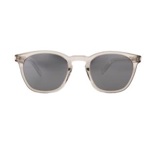 Silver Square Sunglasses SL 28 SLIM 006