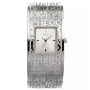 Silver Steel Quartz Silver Dial Watch W0577L1