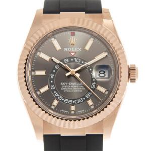 SkyDweller Automatic Chronometer 18kt Rose Gold Dark Rhodium Dial Watch 326235DRSR