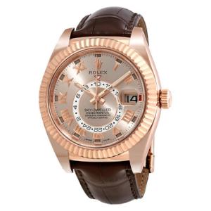 SkyDweller Sundust Dial 18K Everose Gold Automatic Watch 326135SNRL