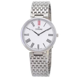 Slenderline Quartz Silver Dial Watch TQ52718S608