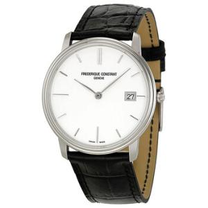 Slim Line White Dial Watch FC220NW4S6