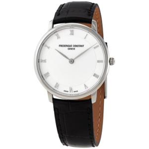 Slimline Midsize Quartz White Dial Watch FC200RS5S36