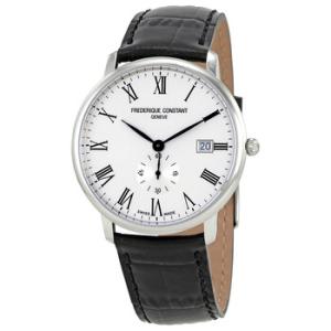 Slimline White Dial Watch FC245WR5S6