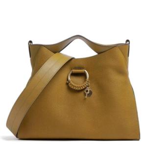 Small Joan Leather Top Handle Bag