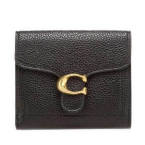 Small Leather Tabby Wallet In Black