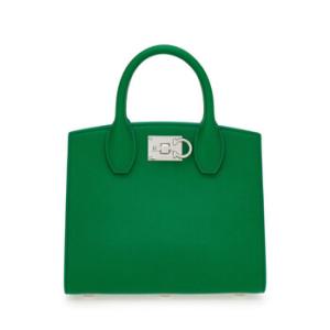 Small Studio Box Gancini Buckle Tote Bag