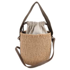 Small Woody Tote Bag in Dark Nude