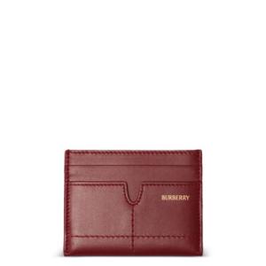 Snip Logo Printed Leather Card Case