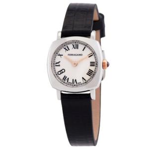 Soft Square Quartz White Dial Watch SFKU00123