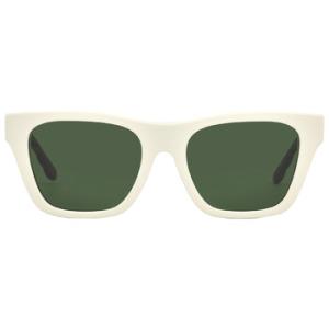 Solid Dark Green Rectangular Sunglasses TY7181U 190671