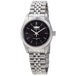 Specialty Black Dial Stainless Steel Watch