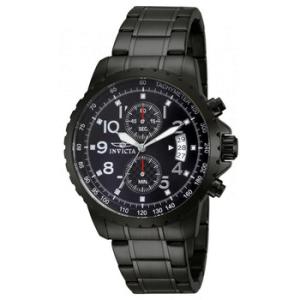 Specialty Chronograph Black Dial Black Ionplated Watch