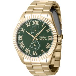 Specialty GMT Quartz Green Dial Watch