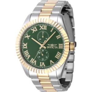 Specialty GMT Quartz Green Dial Watch